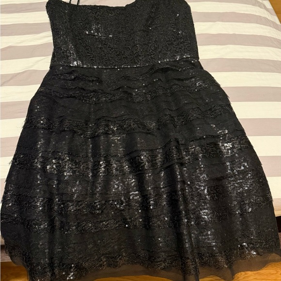 BCBG MAXAZRIA WOMENS LACE SERI BLACK POLYESTER CORSET DRESS SZ:10 $368 - Picture 8 of 8